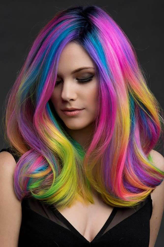 Mèches salon de couleur de cheveux Toujours Belle